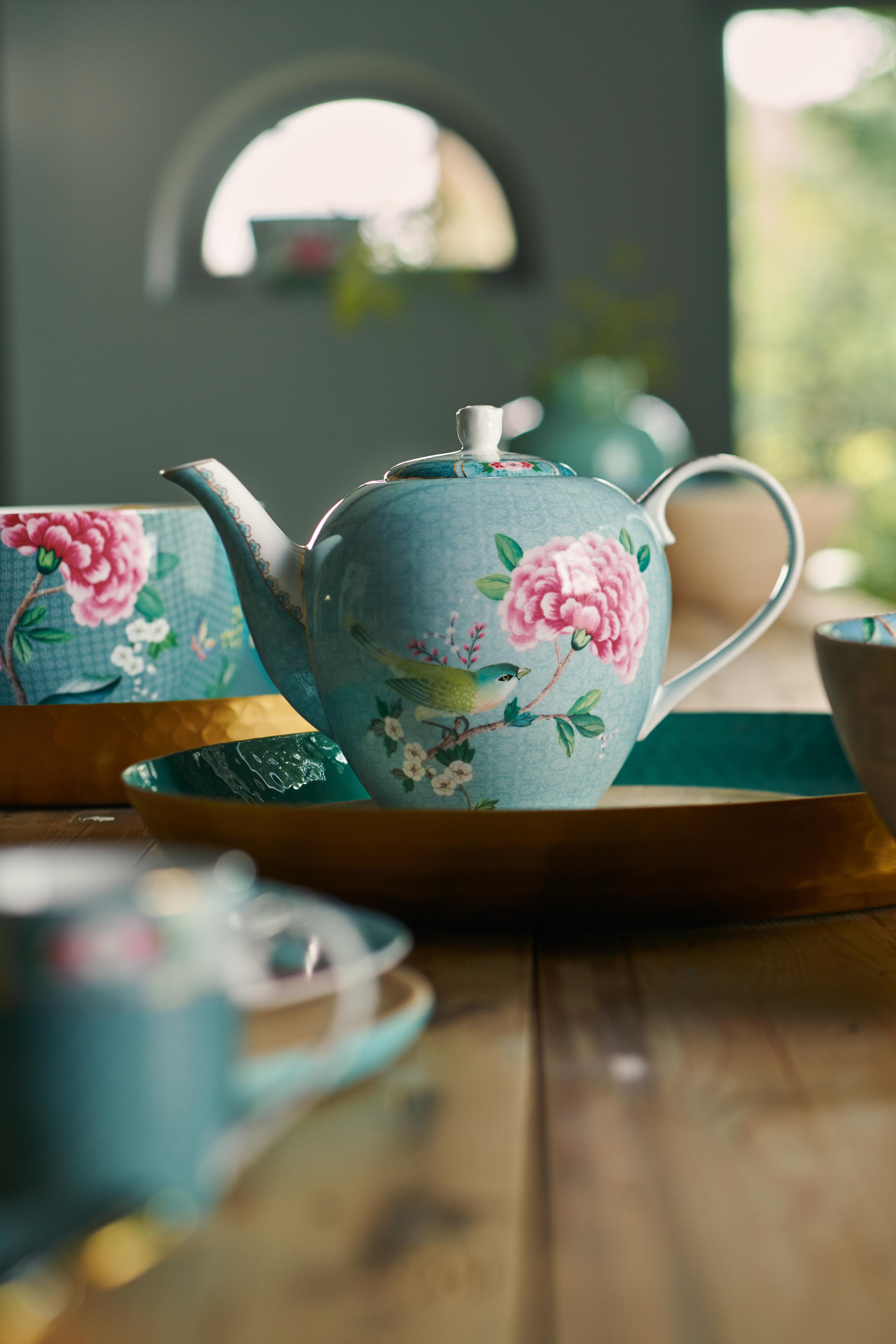 Pip Studio Blushing Birds FW2023 Tableware Blue 02